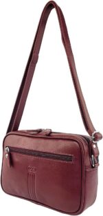 Bolsa Tiracolo FIDENZA em Couro: elegância e praticidade para o dia a dia feminino, com design compacto e sofisticado.