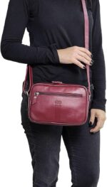 Bolsa Tiracolo FIDENZA em Couro: elegância e praticidade para o dia a dia feminino, com design compacto e sofisticado. - Imagem 2