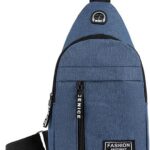 Bolsa Tiracolo Transversal Impermeável H2F STORE: compacta, leve e ideal para uso diário e viagens