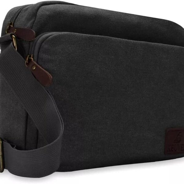 Bolsa de Lona Unissex Keuven de Ombro: leve, prática e versátil para o dia a dia.
