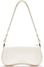 Bolsa de Ombro Feminina Romantic Crown: moderna, impermeável e ideal para trabalho, casual e festa