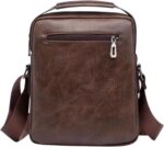 Bolsa de Ombro Masculina em Couro para trabalho e dia a dia, com estilo executivo e casual aliado à praticidade. - Imagem 2