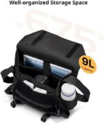 Bolsa de Ombro Ulanzi B010 para Câmera: proteção à prova d’água, 9L expansíveis e divisórias ajustáveis para transporte seguro. - Imagem 2