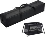 Bolsa de armazenamento para mini berço Pamo Babe com forro impermeável e alça reforçada para viagem e proteção