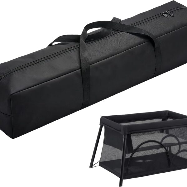 Bolsa de armazenamento para mini berço Pamo Babe com forro impermeável e alça reforçada para viagem e proteção