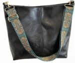 Bolsa de couro PU feminina grande, elegante e espaçosa, ideal para compras e viagens.
