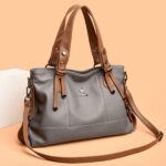 Bolsa de couro feminina grande capacidade: estilo, conforto e espaço ideal para o dia a dia. - Imagem 2