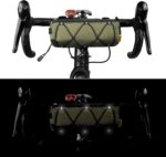 Bolsa de guidão Rhinowalk 2,4L com alça de ombro e faixas refletivas para ciclismo e viagens - Imagem 2
