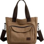 Bolsa de ombro vintage Dusfbb-1610 ZHIERNA feminina: estilo clássico, leve e prática para o dia a dia.
