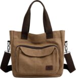 Bolsa de ombro vintage Dusfbb-1610 ZHIERNA feminina: estilo clássico, leve e prática para o dia a dia.