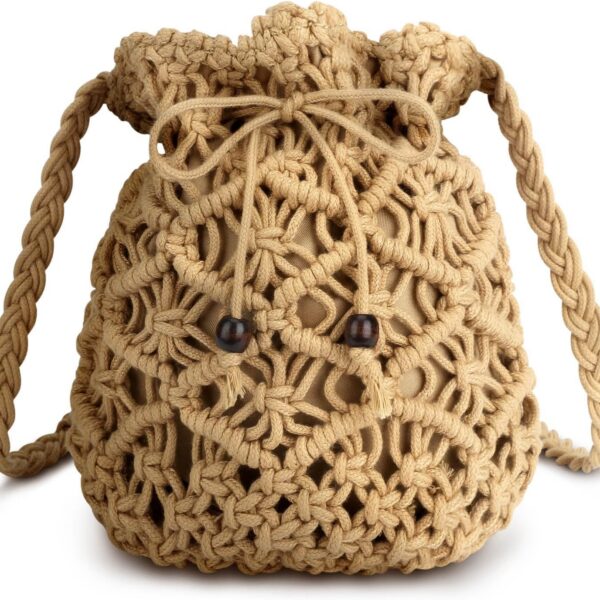 Bolsa de palha feminina com corrente: leve, casual e perfeita para praia e verão