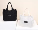Bolsa de veludo cotelê leve e durável para uso diário, trabalho, praia, viagem e compras, estilo casual unissex - Imagem 2