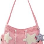 Bolsa feminina carteiro casual com grande capacidade: leve, prática e versátil para usar na mão, ombro ou transversal