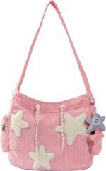 Bolsa feminina carteiro casual com grande capacidade: leve, prática e versátil para usar na mão, ombro ou transversal