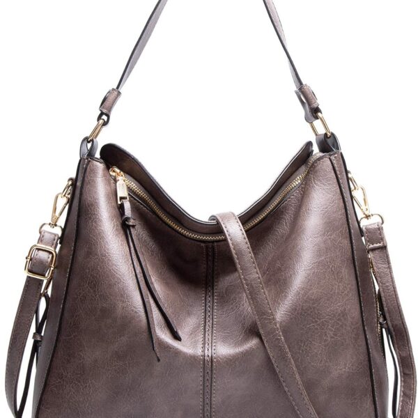 Bolsa feminina de PU Boston: estilo casual fashion, acabamento moderno e espaço ideal para o dia a dia.