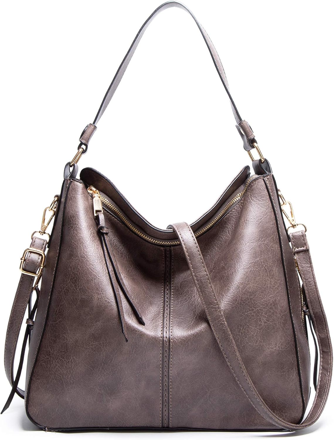 Bolsa feminina de PU Boston: estilo casual fashion, acabamento moderno Bolsa feminina de PU Boston: estilo casual fashion, acabamento moderno e espaço ideal para o dia a dia.