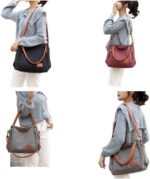 Bolsa feminina leve para uso diário, de mão e ombro, com tamanho ideal para praticidade e conforto. - Imagem 2