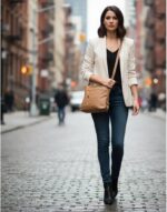 Bolsa feminina preta transversal e tiracolo, prática e elegante para o dia a dia.