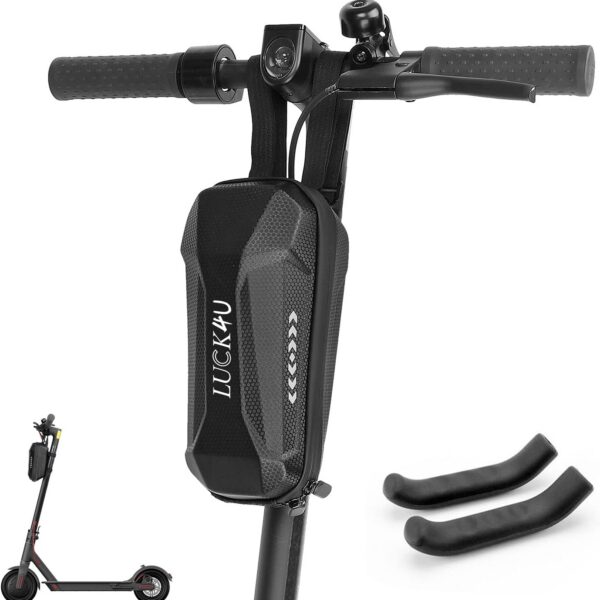 Bolsa para scooter 2L universal: resistente, impermeável e ideal para celular, chaves e reparos no guidão.