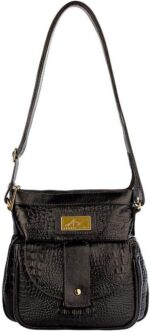 Bolsa tiracolo de couro Elis: elegância e praticidade para o dia a dia.