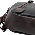 Bolsa tiracolo de couro para homens e mulheres: praticidade e estilo para viagens e camping ao ar livre