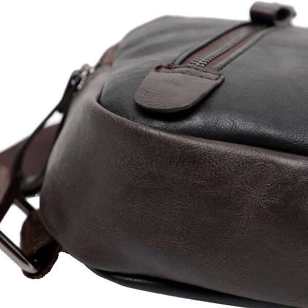 Bolsa tiracolo de couro para homens e mulheres: praticidade e estilo para viagens e camping ao ar livre