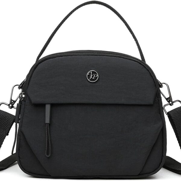 Bolsa tiracolo feminina de nylon: leve, compacta e prática para celular, cartões e itens essenciais no dia a dia e viagens.