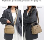 Bolsa tiracolo pequena feminina em nylon, prática e leve para celular e viagem. - Imagem 2