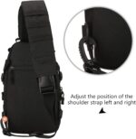 Bolsa tiracolo tática militar MOLLE: praticidade, resistência e organização para uso diário, trilhas, viagem e EDC - Imagem 2