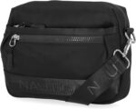 Bolsa transversal Nautica em nylon leve, prática e elegante, ideal para o dia a dia e viagens.