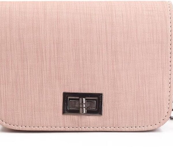 Bolsa transversal feminina leve e moderna com corrente, ideal para uso diário e festas