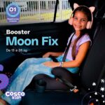 Booster Cosco Kids Moon Fix: segurança, conforto e fixação LATCH para crianças de 4 a 12 anos. - Imagem 2