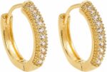 Brinco de Argola Mini Zircônia Dourado: brilho delicado e elegante para купить?