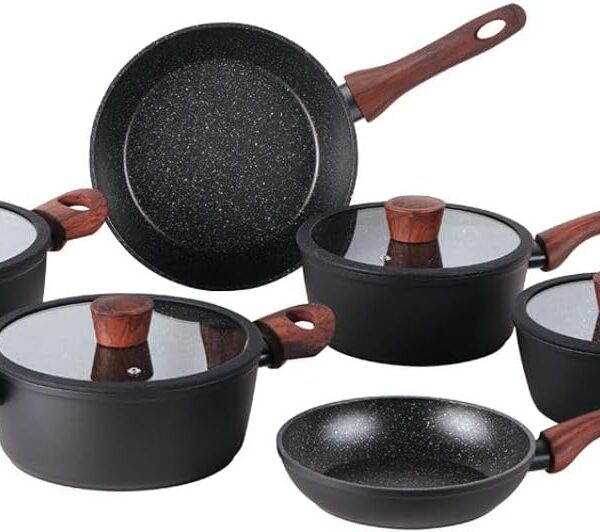 Brinox Ceramic Life Sirius 6 Peças: antiaderente cerâmico, compatível com indução e ideal para cozinhar com menos óleo.