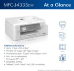 Brother MFC-J4335DW: multifuncional colorida sem fio com até 1 ano de tinta e impressão rápida para seu escritório. - Imagem 2