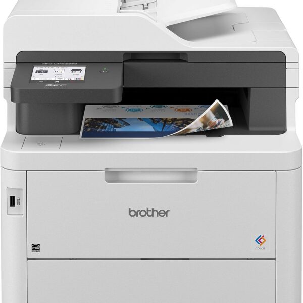 Brother MFC-L3780CDW: multifuncional colorida sem fio com impressão a laser, duplex de passagem única e alta velocidade para pequenas empresas.