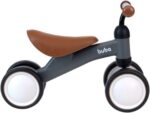 Buba Bicicleta de Equilibrio 4 Rodas Marrom Pequeno: estimula o equilíbrio com guidão macio e estrutura metálica. - Imagem 2