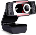 C3Tech Webcam Full HD 1080p WB-100BK com microfone antirruído, lente 2G2P e foco manual para videoconferências e streamings. - Imagem 2
