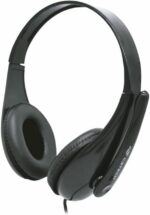 C3tech Headset com fio USB PH-340BK, Preto, microfone Omnidirecional, Alto-Falante 40mm