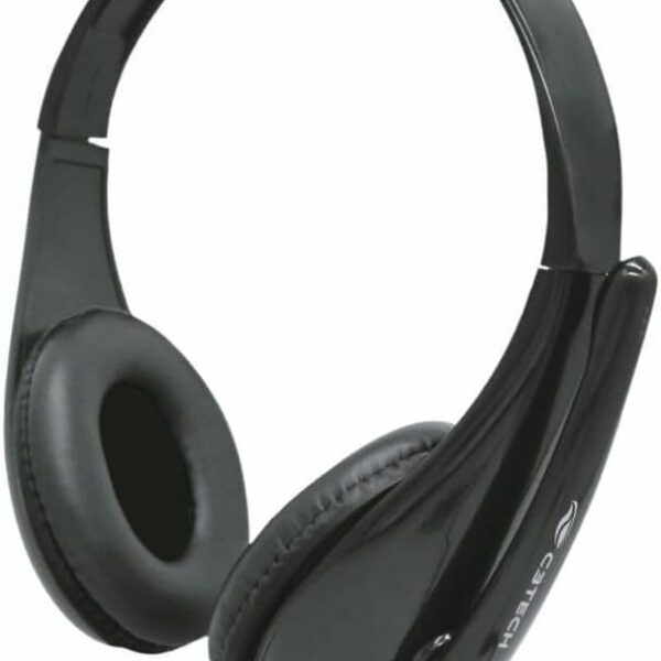 C3tech Headset com fio USB PH-340BK, Preto, microfone Omnidirecional, Alto-Falante 40mm