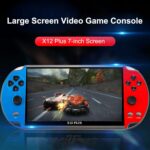CASSONRM X12 Plus Console de videogame de 7 polegadas integrado para 1000 jogos Joystick duplo portátil de 16 GB Controlador de jogo Spupport Saída AV Cartão TF Música E-book - Imagem 2
