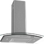 COIFA DE PAREDE 70CM VIDRO CURVO CLEAN FOGATTI KROMANOX 127V