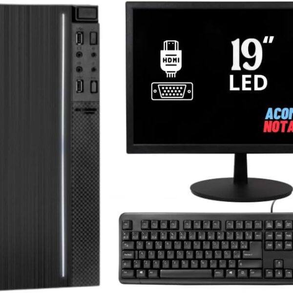 COMPUTADOR PC COMPLETO INTEL 3ª GERAÇÃO 8GB RAM SSD 240GB MONITOR 19''