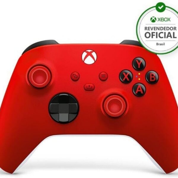 CONTROLE SEM FIO XBOX - PULSE RED