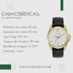 COURO BÁSICO MASC: relógio masculino com design clássico e versátil, ideal para quem busca estilo e elegância no dia a dia. - Imagem 2