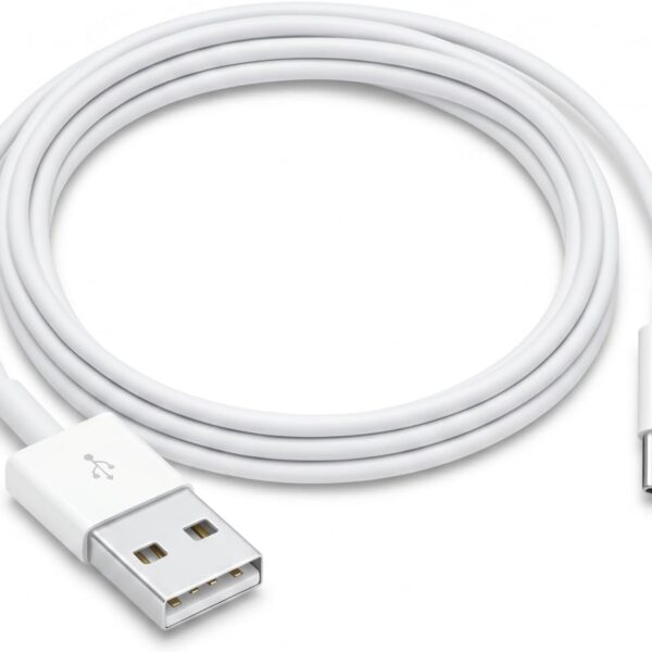 Cabo USB-C 2m com turbo carregamento rápido e transferência de dados para iPhone e Android
