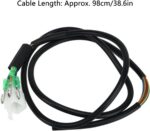 Cabo de motor de scooter M4 98 cm: alta sensibilidade, retardante de chamas e ideal para reposição segura. - Imagem 2
