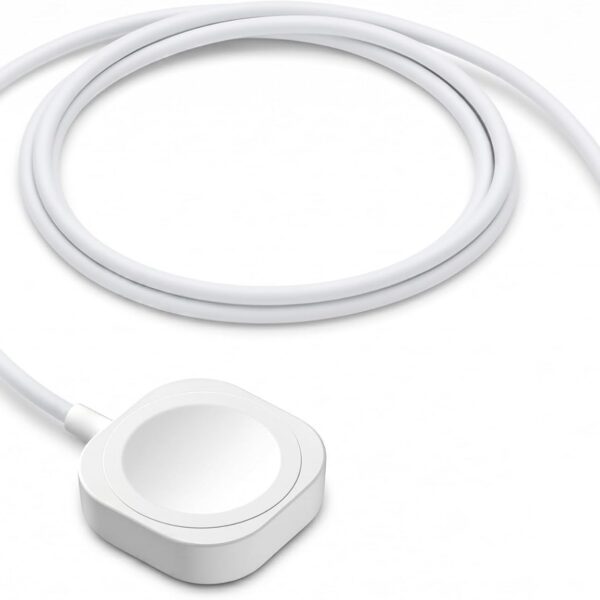 Cabo magnético USB de 1 m para Apple Watch: carregamento rápido, portátil e compatível com séries 10 a 1, Ultra e SE