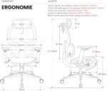 Cadeira DT3 Ergonomie FT: ergonomia premium, suporte SpineSync e ajustes completos para máximo conforto. - Imagem 2
