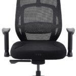 Cadeira Ergonômica TX3 Yama Neue Preta com conforto personalizado, apoio 3D e suporte lombar ajustável.